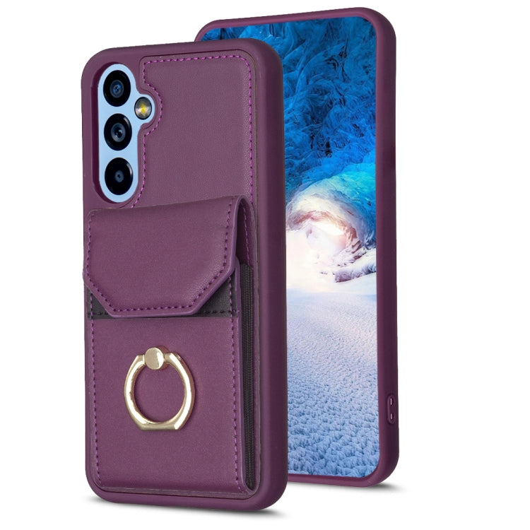 BF29 Organ Card Bag Ring Holder Phone Case, For Samsung Galaxy A14 4G/5G, For Samsung Galaxy A34 5G, For Samsung Galaxy A54 5G, For Samsung Galaxy S23 Ultra 5G, For Samsung Galaxy A53 5G, For Samsung Galaxy A13 4G/5G, For Samsung Galaxy S22 Ultra 5G   ...