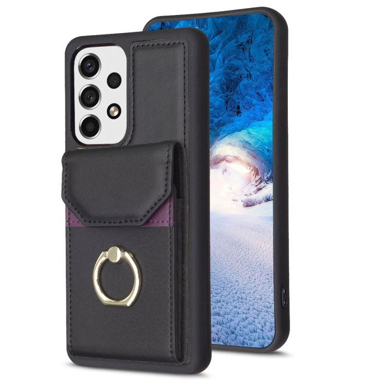 BF29 Organ Card Bag Ring Holder Phone Case, For Samsung Galaxy A52, For Samsung Galaxy S21 5G, For Samsung Galaxy S21+ 5G, For Samsung Galaxy S21 Ultra 5G, For Samsung Galaxy A12