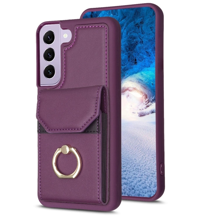 BF29 Organ Card Bag Ring Holder Phone Case, For Samsung Galaxy A52, For Samsung Galaxy S21 5G, For Samsung Galaxy S21+ 5G, For Samsung Galaxy S21 Ultra 5G, For Samsung Galaxy A12