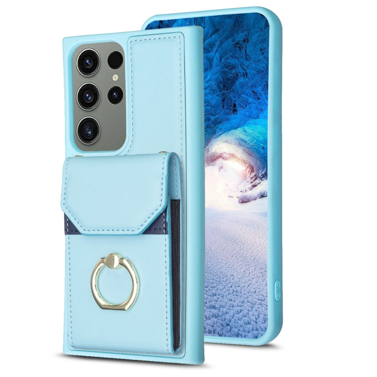 BF29 Organ Card Bag Ring Holder Phone Case, For Samsung Galaxy A14 4G/5G, For Samsung Galaxy A34 5G, For Samsung Galaxy A54 5G, For Samsung Galaxy S23 Ultra 5G, For Samsung Galaxy A53 5G, For Samsung Galaxy A13 4G/5G, For Samsung Galaxy S22 Ultra 5G   ...