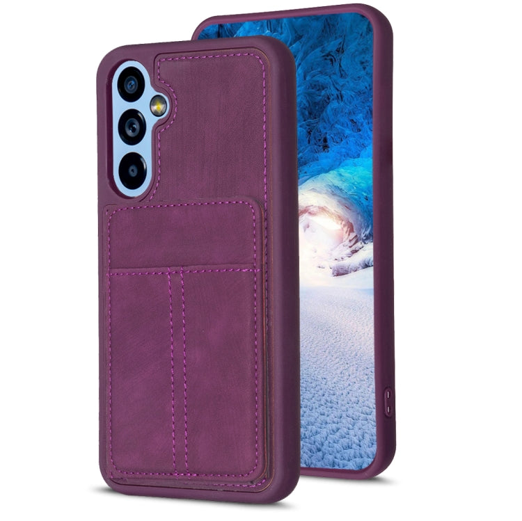 BF28 Frosted Card Bag Phone Case with Holder, For Samsung Galaxy A14 4G/5G, For Samsung Galaxy A34 5G, For Samsung Galaxy A54 5G, For Samsung Galaxy S23 Ultra 5G, For Samsung Galaxy A53 5G, For Samsung Galaxy A13 4G/5G, For Samsung Galaxy S22 Ultra 5G ...