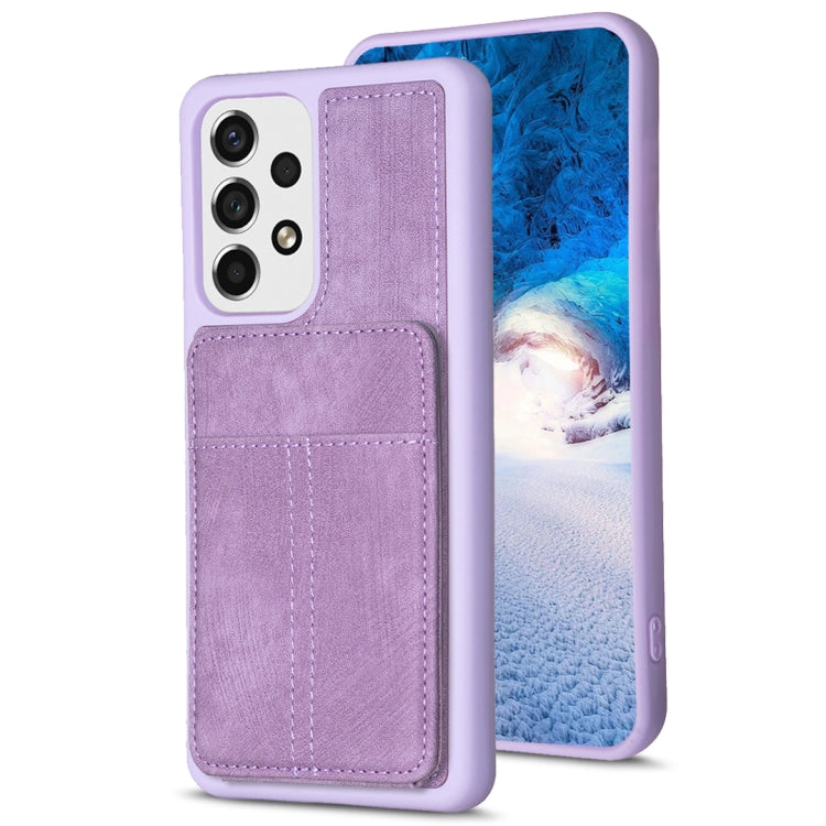 BF28 Frosted Card Bag Phone Case with Holder, For Samsung Galaxy A14 4G/5G, For Samsung Galaxy A34 5G, For Samsung Galaxy A54 5G, For Samsung Galaxy S23 Ultra 5G, For Samsung Galaxy A53 5G, For Samsung Galaxy A13 4G/5G, For Samsung Galaxy S22 Ultra 5G ...