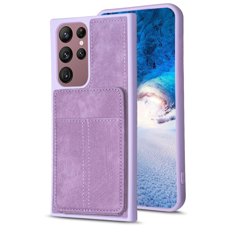 BF28 Frosted Card Bag Phone Case with Holder, For Samsung Galaxy A14 4G/5G, For Samsung Galaxy A34 5G, For Samsung Galaxy A54 5G, For Samsung Galaxy S23 Ultra 5G, For Samsung Galaxy A53 5G, For Samsung Galaxy A13 4G/5G, For Samsung Galaxy S22 Ultra 5G ...