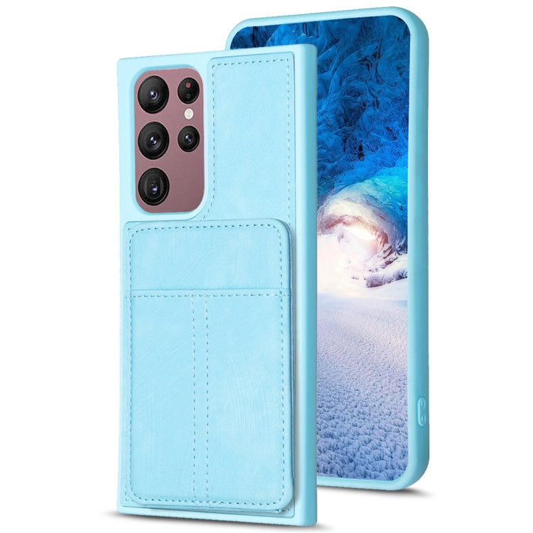 BF28 Frosted Card Bag Phone Case with Holder, For Samsung Galaxy A14 4G/5G, For Samsung Galaxy A34 5G, For Samsung Galaxy A54 5G, For Samsung Galaxy S23 Ultra 5G, For Samsung Galaxy A53 5G, For Samsung Galaxy A13 4G/5G, For Samsung Galaxy S22 Ultra 5G ...