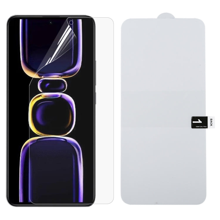 Full Screen Protector Explosion-proof Hydrogel Film, For Xiaomi Poco X6 Neo, For Xiaomi Redmi A3, For Xiaomi Redmi K70 / K70E, For Xiaomi Poco X6 5G, For Xiaomi 14 Pro / 14 Ultra, For Xiaomi 14, For Xiaomi Redmi Note 13 Pro+, For Xiaomi Redmi K70S     ...