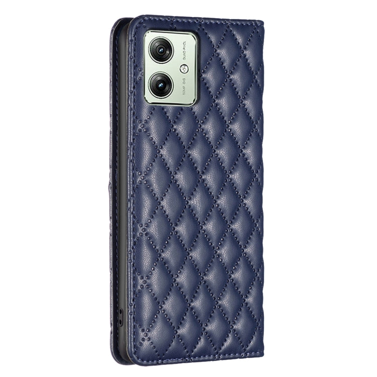Diamond Lattice Magnetic Leather Flip Phone Case, For Motorola Moto G54 5G EU Edition, For Motorola Edge 40 Neo, For Motorola Moto G14 4G
