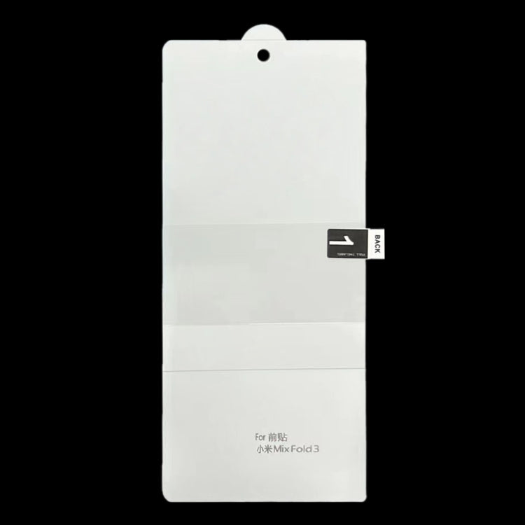 Full Screen Protector Explosion-proof Front Screen Hydrogel Film, For Xiaomi Mix Fold 3