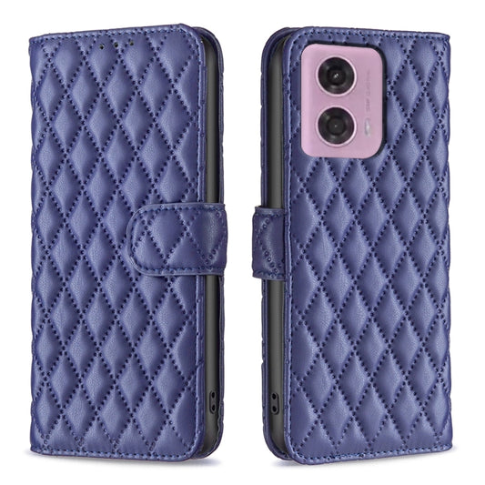 Diamond Lattice Wallet Flip Leather Phone Case, For Motorola Moto G24 / E14 / G04, For Motorola Moto G Play 2024, For Motorola Moto G Power 5G 2024, For Motorola Moto G84, For Motorola Moto G54 5G EU Edition, For Motorola Edge 40 Neo                   ...