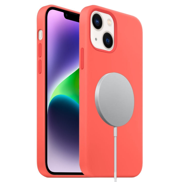 Liquid Silicone Full Coverage MagSafe Phone Case, For iPhone 15 Plus, For iPhone 15, For iPhone 14 Plus, For iPhone 14, For iPhone 14 Pro, For iPhone 14 Pro Max