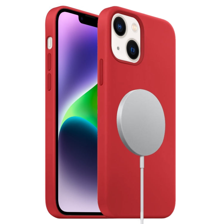 Liquid Silicone Full Coverage MagSafe Phone Case, For iPhone 15 Plus, For iPhone 15, For iPhone 14 Plus, For iPhone 14, For iPhone 14 Pro, For iPhone 14 Pro Max