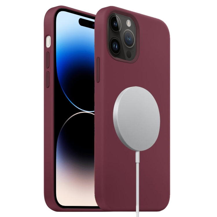 Liquid Silicone Full Coverage MagSafe Phone Case, For iPhone 15 Plus, For iPhone 15, For iPhone 14 Plus, For iPhone 14, For iPhone 14 Pro, For iPhone 14 Pro Max