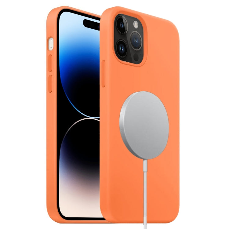 Liquid Silicone Full Coverage MagSafe Phone Case, For iPhone 15 Plus, For iPhone 15, For iPhone 14 Plus, For iPhone 14, For iPhone 14 Pro, For iPhone 14 Pro Max