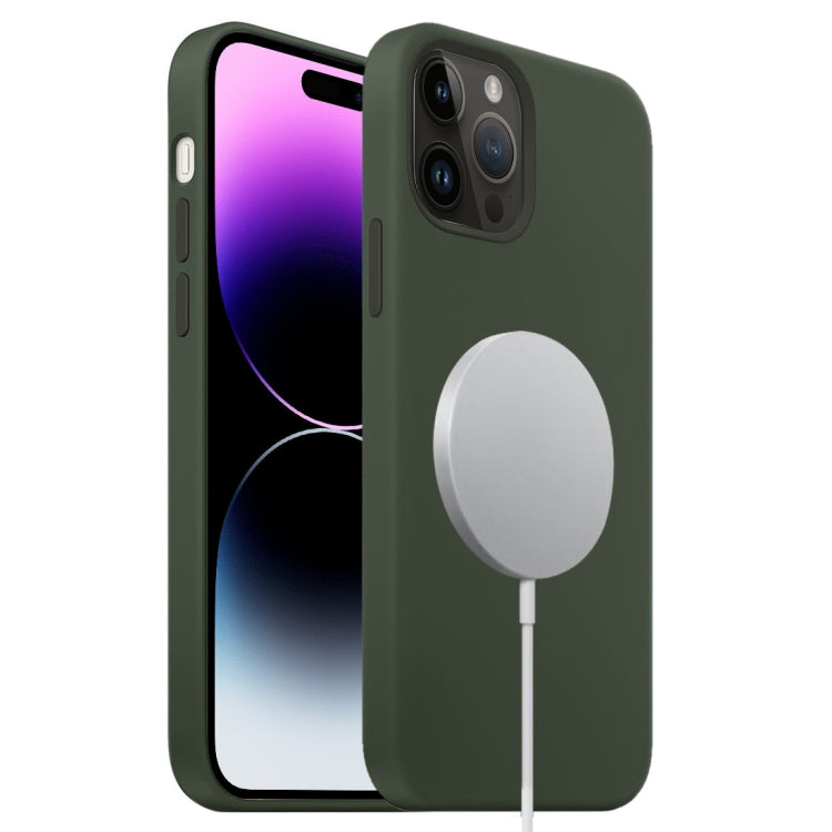 Liquid Silicone Full Coverage MagSafe Phone Case, For iPhone 16 Pro Max, For iPhone 16 Pro, For iPhone 16 Plus, For iPhone 16, For iPhone 15 Pro Max, For iPhone 15 Pro