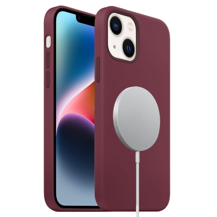 Liquid Silicone Full Coverage MagSafe Phone Case, For iPhone 15 Plus, For iPhone 15, For iPhone 14 Plus, For iPhone 14, For iPhone 14 Pro, For iPhone 14 Pro Max