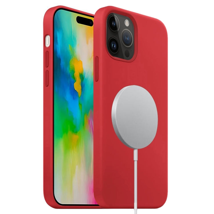 Liquid Silicone Full Coverage MagSafe Phone Case, For iPhone 16 Pro Max, For iPhone 16 Pro, For iPhone 16 Plus, For iPhone 16, For iPhone 15 Pro Max, For iPhone 15 Pro
