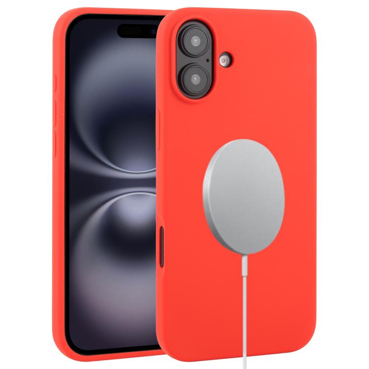 Liquid Silicone Full Coverage MagSafe Phone Case, For iPhone 16 Pro Max, For iPhone 16 Pro, For iPhone 16 Plus, For iPhone 16, For iPhone 15 Pro Max, For iPhone 15 Pro