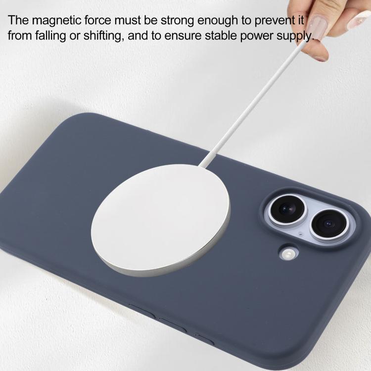 Liquid Silicone Full Coverage MagSafe Phone Case, For iPhone 16 Pro Max, For iPhone 16 Pro, For iPhone 16 Plus, For iPhone 16, For iPhone 15 Pro Max, For iPhone 15 Pro