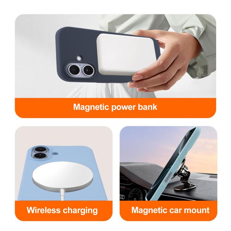 Liquid Silicone Full Coverage MagSafe Phone Case, For iPhone 15 Plus, For iPhone 15, For iPhone 14 Plus, For iPhone 14, For iPhone 14 Pro, For iPhone 14 Pro Max