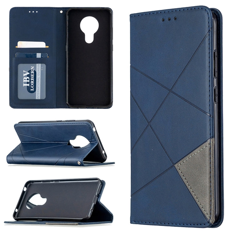Lamb Texture Prismatic Hidden Magnetic Horizontal Flip Leather Case with Bracket & Card Slots & Wallet, For Xiaomi Redmi Note 9, For Huawei P smart 2020, For Nokia 5.3