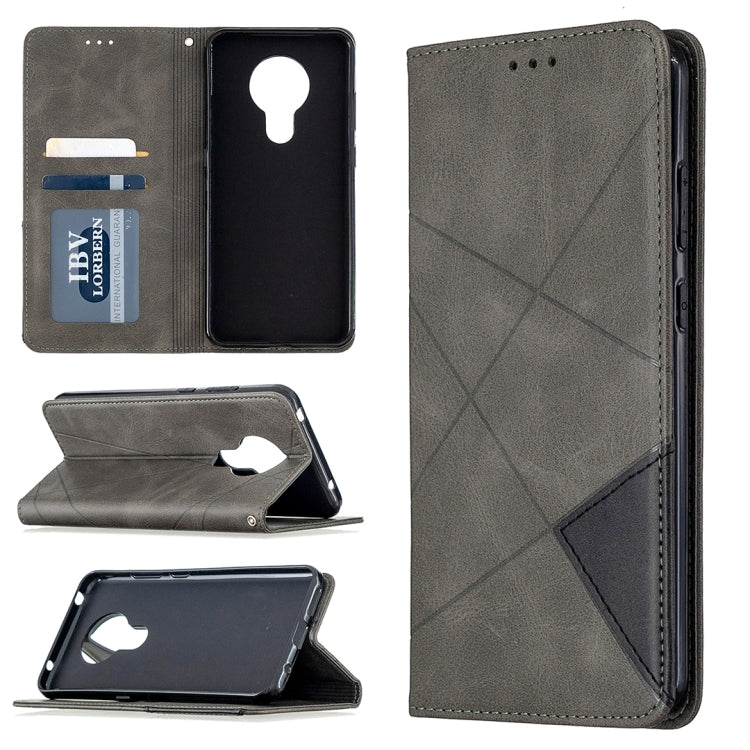 Lamb Texture Prismatic Hidden Magnetic Horizontal Flip Leather Case with Bracket & Card Slots & Wallet, For Xiaomi Redmi Note 9, For Huawei P smart 2020, For Nokia 5.3