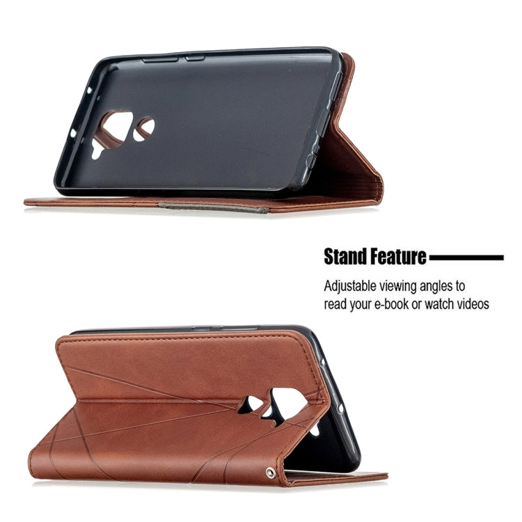 Lamb Texture Prismatic Hidden Magnetic Horizontal Flip Leather Case with Bracket & Card Slots & Wallet, For Xiaomi Redmi Note 9, For Huawei P smart 2020, For Nokia 5.3
