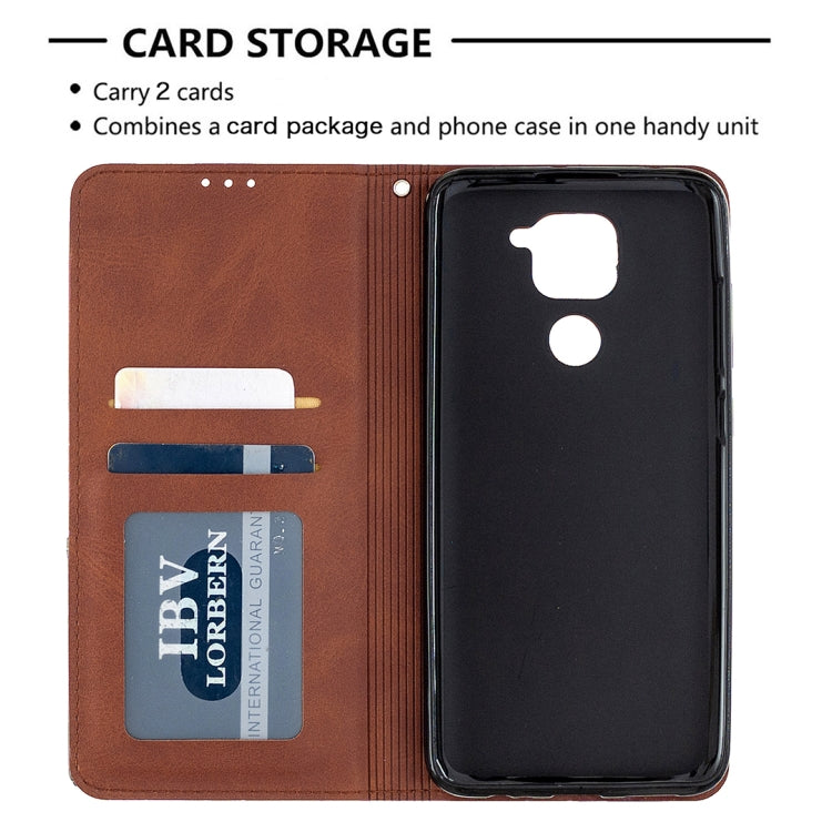 Lamb Texture Prismatic Hidden Magnetic Horizontal Flip Leather Case with Bracket & Card Slots & Wallet, For Xiaomi Redmi Note 9, For Huawei P smart 2020, For Nokia 5.3