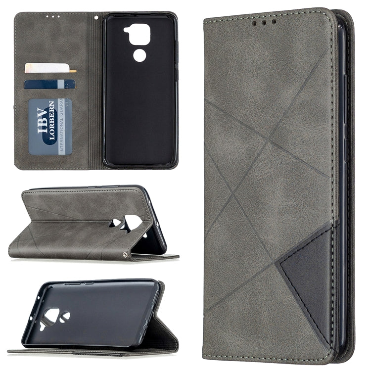 Lamb Texture Prismatic Hidden Magnetic Horizontal Flip Leather Case with Bracket & Card Slots & Wallet, For Xiaomi Redmi Note 9, For Huawei P smart 2020, For Nokia 5.3