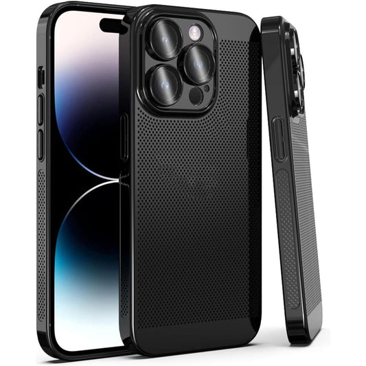 Fine Mesh Cooling Phone Case, For iPhone 15 Pro Max, For iPhone 15 Pro, For iPhone 15 Plus, For iPhone 15, For iPhone 14 Plus, For iPhone 14, For iPhone 14 Pro, For iPhone 14 Pro Max