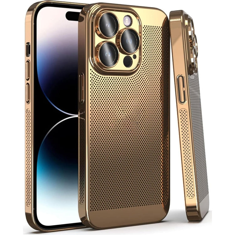 Fine Mesh Cooling Phone Case, For iPhone 15 Pro Max, For iPhone 15 Pro, For iPhone 15 Plus, For iPhone 15, For iPhone 14 Plus, For iPhone 14, For iPhone 14 Pro, For iPhone 14 Pro Max
