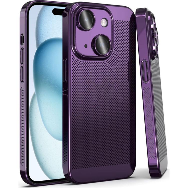 Fine Mesh Cooling Phone Case, For iPhone 15 Pro Max, For iPhone 15 Pro, For iPhone 15 Plus, For iPhone 15, For iPhone 14 Plus, For iPhone 14, For iPhone 14 Pro, For iPhone 14 Pro Max