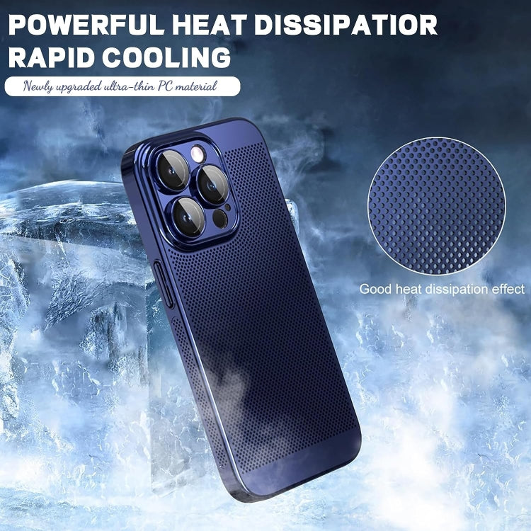 Fine Mesh Cooling Phone Case, For iPhone 15 Pro Max, For iPhone 15 Pro, For iPhone 15 Plus, For iPhone 15, For iPhone 14 Plus, For iPhone 14, For iPhone 14 Pro, For iPhone 14 Pro Max