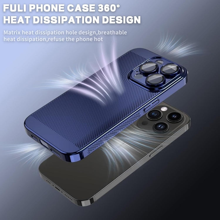 Fine Mesh Cooling Phone Case, For iPhone 15 Pro Max, For iPhone 15 Pro, For iPhone 15 Plus, For iPhone 15, For iPhone 14 Plus, For iPhone 14, For iPhone 14 Pro, For iPhone 14 Pro Max
