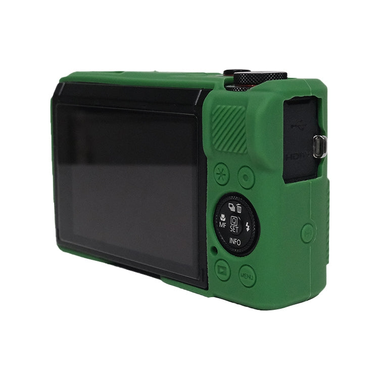Soft Silicone Protective Case with Lens Cover, For Canon PowerShot G7 X Mark III / G7X3