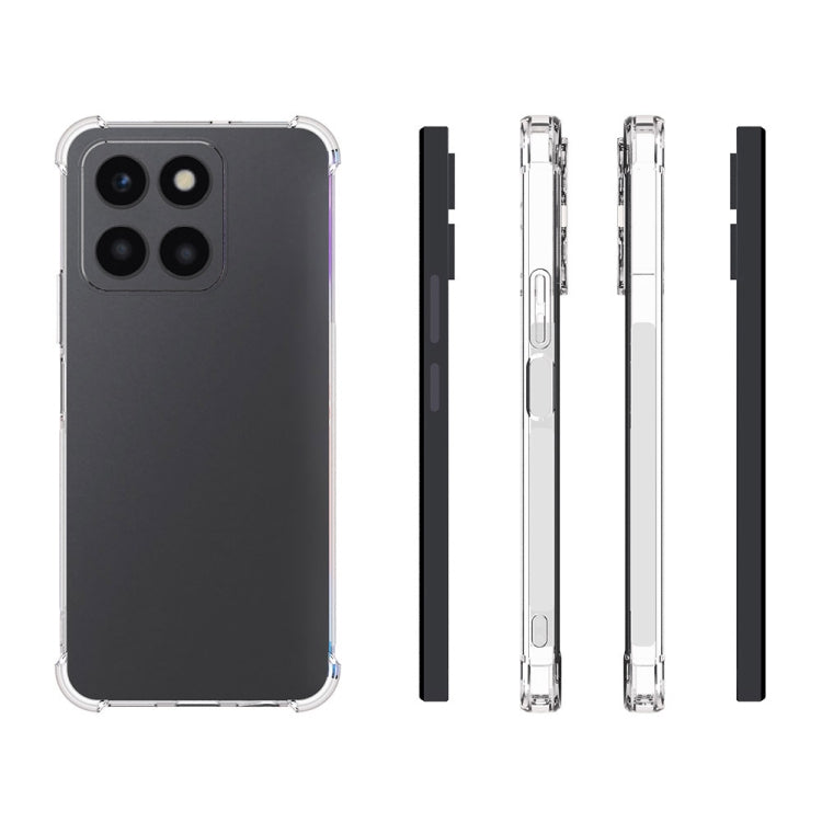 Shockproof Non-slip Thickening TPU Phone Case, For Honor X6a 4G