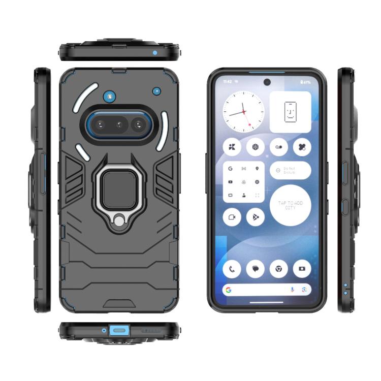 Shockproof PC + TPU Holder Phone Case, For Nothing Phone 3a, For Nothing Phone 3a Pro, For Nothing Phone 2