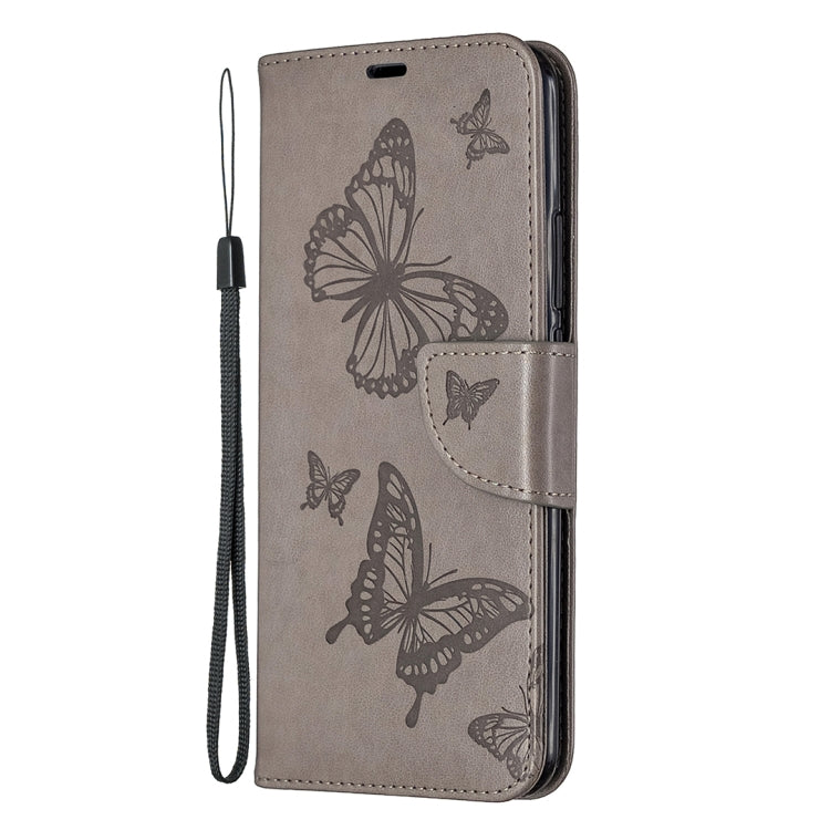 Two Butterflies Embossing Pattern Horizontal Flip Leather Case with Holder & Card Slot & Wallet & Lanyard, For Xiaomi Redmi 9, For Huawei Honor 9X Lite