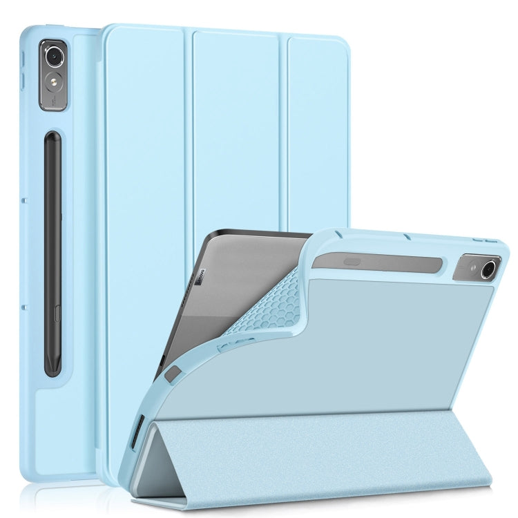 3-folding TPU Smart Leather Tablet Case, For Lenovo Tab P12 12.7 /P12 Pro 2nd Gen