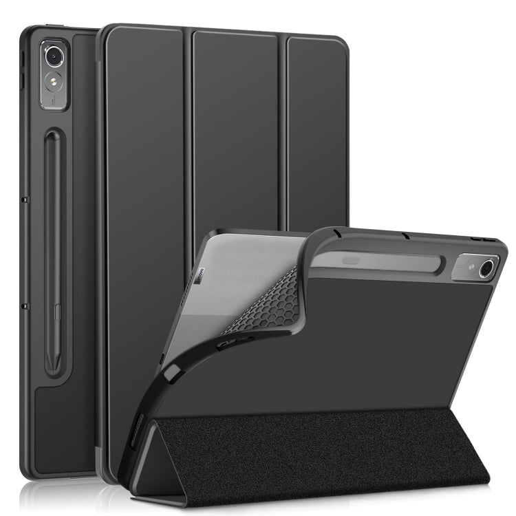 3-folding TPU Smart Leather Tablet Case, For Lenovo Tab P12 12.7 /P12 Pro 2nd Gen