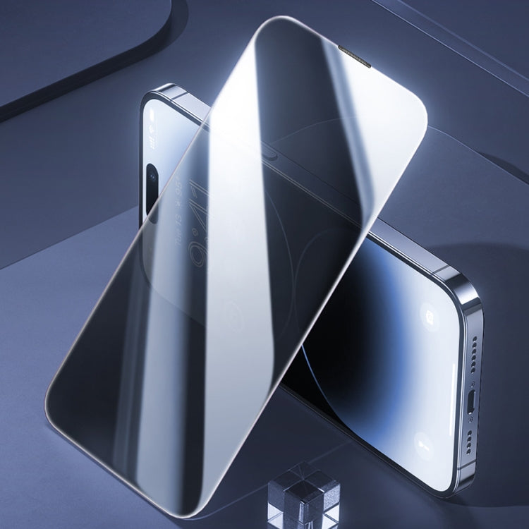 Baseus Sapphire Series Dustproof Peep-proof Tempered Glass Film, For iPhone 15 Pro Max, For iPhone 15 Pro, For iPhone 15 Plus, For iPhone 15