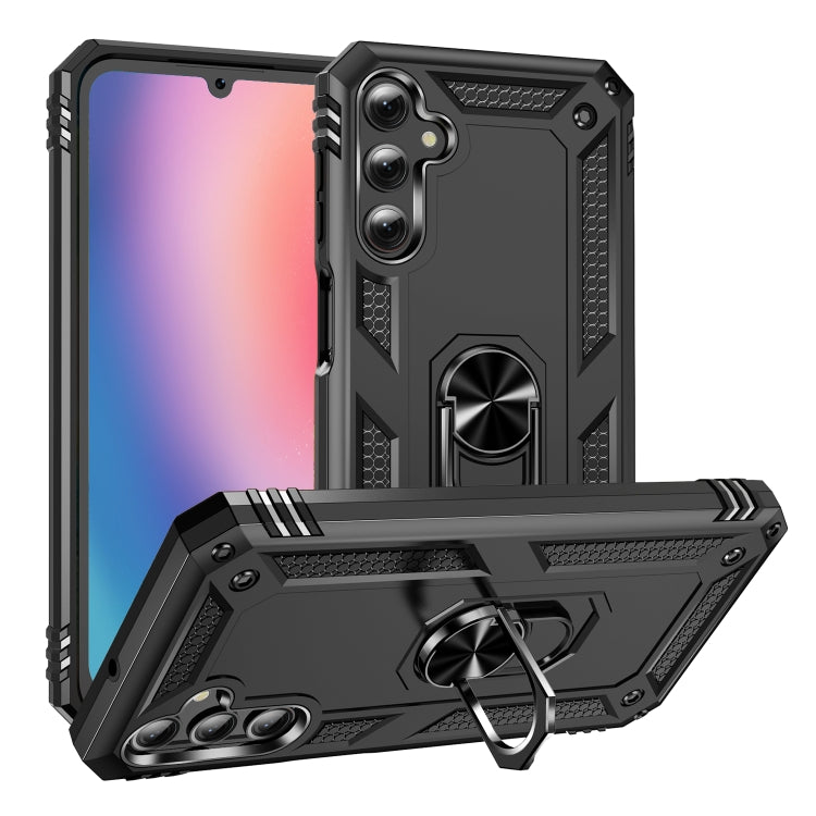 Shockproof TPU + PC Phone Case with Holder, For Samsung Galaxy A16 5G, For Samsung Galaxy A06 4G, For Samsung Galaxy A35 5G, For Samsung Galaxy A05, For Samsung Galaxy A05s, For Samsung Galaxy A25 5G