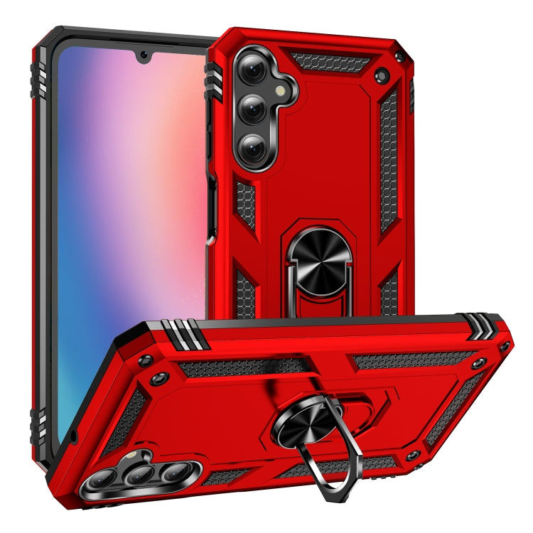 Shockproof TPU + PC Phone Case with Holder, For Samsung Galaxy A16 5G, For Samsung Galaxy A06 4G, For Samsung Galaxy A35 5G, For Samsung Galaxy A05, For Samsung Galaxy A05s, For Samsung Galaxy A25 5G