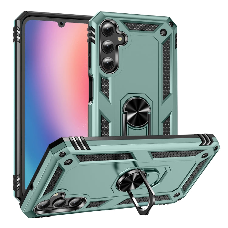 Shockproof TPU + PC Phone Case with Holder, For Samsung Galaxy A16 5G, For Samsung Galaxy A06 4G, For Samsung Galaxy A35 5G, For Samsung Galaxy A05, For Samsung Galaxy A05s, For Samsung Galaxy A25 5G