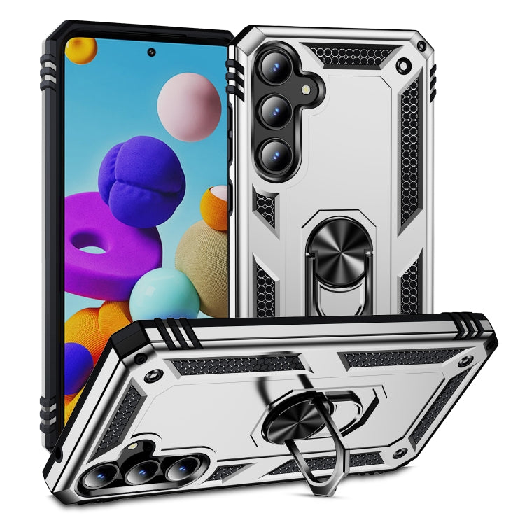 Shockproof TPU + PC Phone Case with Holder, For Samsung Galaxy A16 5G, For Samsung Galaxy A06 4G, For Samsung Galaxy A35 5G, For Samsung Galaxy A05, For Samsung Galaxy A05s, For Samsung Galaxy A25 5G
