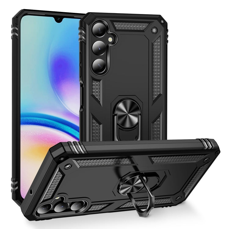 Shockproof TPU + PC Phone Case with Holder, For Samsung Galaxy A16 5G, For Samsung Galaxy A06 4G, For Samsung Galaxy A35 5G, For Samsung Galaxy A05, For Samsung Galaxy A05s, For Samsung Galaxy A25 5G
