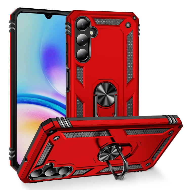 Shockproof TPU + PC Phone Case with Holder, For Samsung Galaxy A16 5G, For Samsung Galaxy A06 4G, For Samsung Galaxy A35 5G, For Samsung Galaxy A05, For Samsung Galaxy A05s, For Samsung Galaxy A25 5G