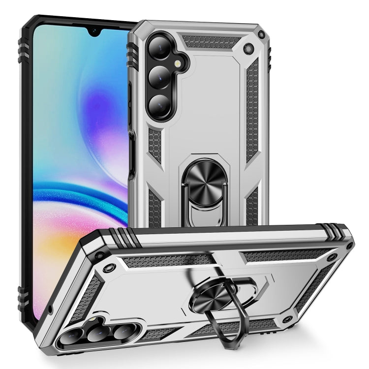 Shockproof TPU + PC Phone Case with Holder, For Samsung Galaxy A16 5G, For Samsung Galaxy A06 4G, For Samsung Galaxy A35 5G, For Samsung Galaxy A05, For Samsung Galaxy A05s, For Samsung Galaxy A25 5G