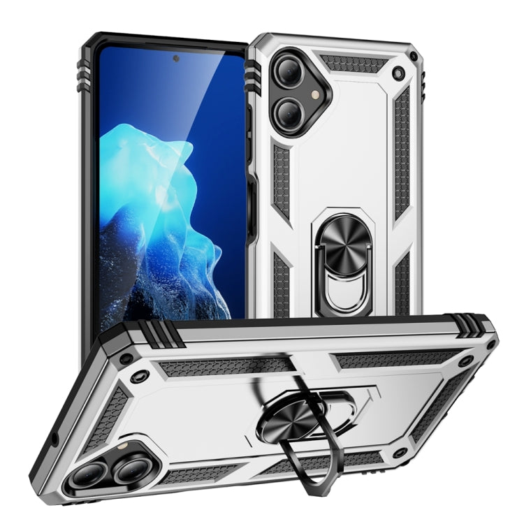 Shockproof TPU + PC Phone Case with Holder, For Samsung Galaxy A16 5G, For Samsung Galaxy A06 4G, For Samsung Galaxy A35 5G, For Samsung Galaxy A05, For Samsung Galaxy A05s, For Samsung Galaxy A25 5G
