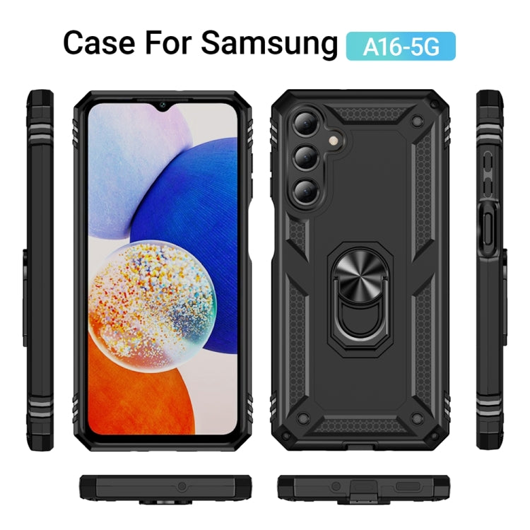 Shockproof TPU + PC Phone Case with Holder, For Samsung Galaxy A16 5G, For Samsung Galaxy A06 4G, For Samsung Galaxy A35 5G, For Samsung Galaxy A05, For Samsung Galaxy A05s, For Samsung Galaxy A25 5G