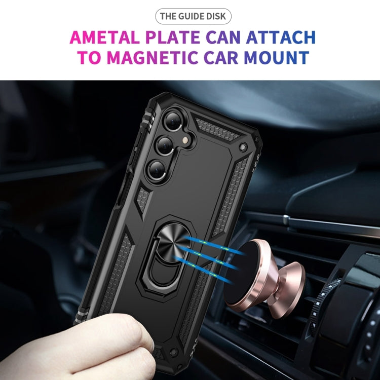 Shockproof TPU + PC Phone Case with Holder, For Samsung Galaxy A16 5G, For Samsung Galaxy A06 4G, For Samsung Galaxy A35 5G, For Samsung Galaxy A05, For Samsung Galaxy A05s, For Samsung Galaxy A25 5G