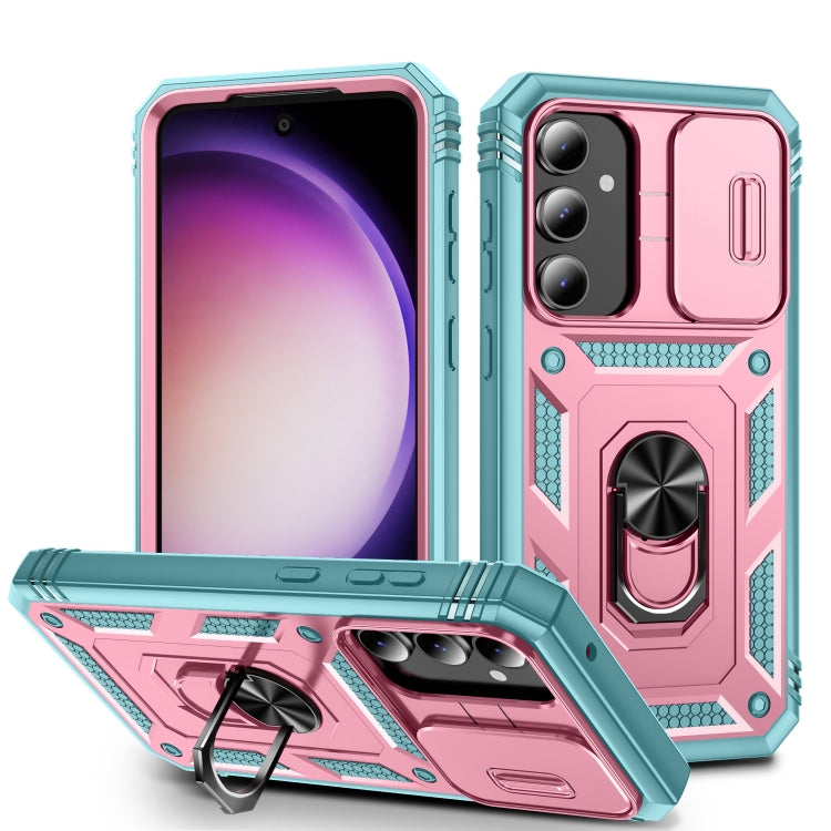 Sliding Camshield TPU + PC Phone Case with Holder, For Samsung Galaxy A25 5G, For Samsung Galaxy S23 FE 5G, For Samsung Galaxy A23 4G / 5G, For Samsung Galaxy A34